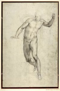 Studie for The Last Judgment (W.54 recto)